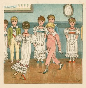 舞蹈课 作者 凯特·格林威（Kate Greenaway）