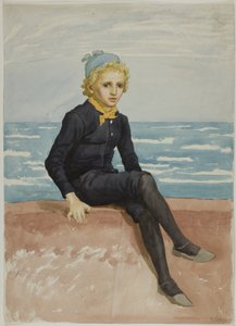 埃迪在海边 作者 凯特·格林威（Kate Greenaway）