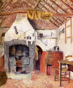在罗尔斯顿的查普尔家的小屋中 作者 凯特·格林威（Kate Greenaway）