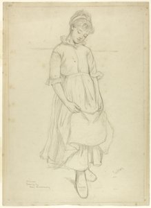 站立女孩 作者 凯特·格林威（Kate Greenaway）