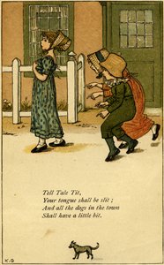 讲故事的山雀托儿所 作者 凯特·格林威（Kate Greenaway）