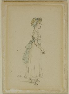 蓝丝带少女 作者 凯特·格林威（Kate Greenaway）