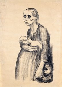 针对1924年第218段的海报 作者 凯特·珂勒惠支