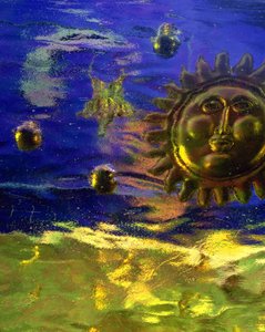 蓝色和金色太阳 作者 凯瑟琳·福塞特