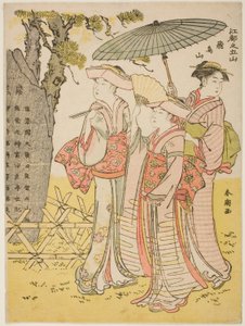 飞鸟山（飞鸟山），选自 "江户五山 "系列 作者 胜川俊町