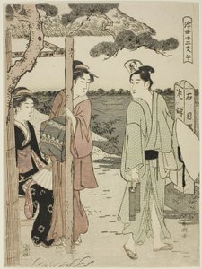 马，选自 "浮世十二时 "系列 作者 胜川俊町
