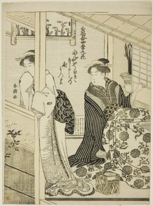 冬季的水仙》，选自 "四季花卉精选 "系列 作者 胜川俊町