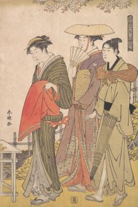 漂浮世界之美，1780-1795。 作者 胜川俊町