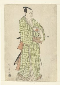 饰演加古川本藏的泽村宗十郎三世的演员肖像 作者 岩户屋喜三郎