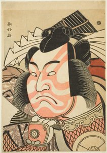 Tee Ac 和 R Iwai Hanshiro I V 的肖像，在《Roe》中饰演秋田城之助 Yoshikage，c. 1791（韩文背面印刷：Aiban）