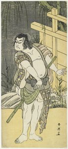 Sakata Hangoro_ III作为Tanba no Suketaro_，1791 作者 胜川俊英