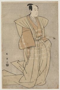 泽村宗十郎三世在 Kanadehon Chushingura 中饰演 Enya Hangan