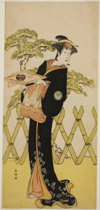 濑川富三郎二世在 1788 年 11 月于市村剧院（？）上演的《源氏斋子小金之立花》（？ 作者 胜川俊康®̄