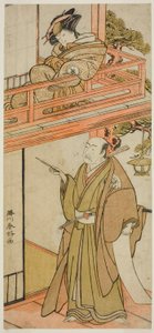 演员 岩井半四郎饰演奥卡鲁，小野江菊五郎一世饰演悠之助 作者 胜川俊康®̄