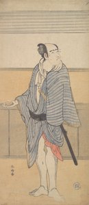 一个身份不明的演员，约1790年。 作者 胜川俊子