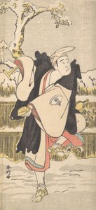 小野松助作为一个观音菩萨或修行者，约1790年。 作者 胜川俊子