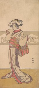 濑川喜久野三世在《大矶之鸟》中的角色，约1790年。