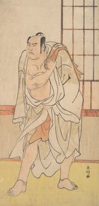 第三幅大谷弘治作为摔跤手的作品，约1790年。