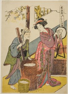 第六幕忠臣库》中的洋一兵卫家 作者 胜川俊章
