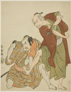 饰演吉平次及其女婿黑兵卫丹七的演员 作者 胜川俊章