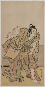 Ichikawa Monnosuke II 饰曾我五郎 作者 胜川俊章