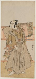 Ichimura Uzaemon IX 饰曾我十郎 作者 胜川俊章