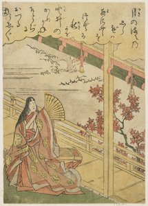场景 3：秋夜，18 世纪末 作者 胜川俊章