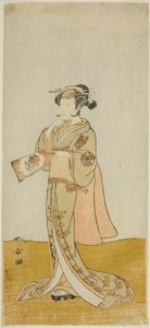 饰演身份不明女性角色的演员 Arashi Hinaji 作者 胜川俊章