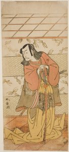 1776 年 7 月在森田剧场演出的戏剧《菊之目》（Kikyo-zome Onna Urakata）中饰演芦屋道满的演员市川团十郎五世（Ichikawa Danjuro V 作者 胜川俊章