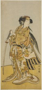 1775 年 8 月在中村剧院（？）演出的戏剧《Shusse Taiheiki》（？ 作者 胜川俊章