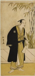 1777 年七月在森田剧场（？）演出的《Hono Nitta Daimyojin》（？ 作者 胜川俊章