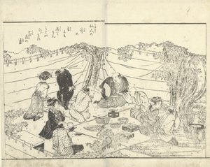 樱花树下的陪伴 作者 胜川顺亭