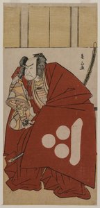 中村中藏 I 饰渡边纲 作者 胜川顺山