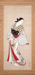 高尾肖像（纸本水墨和彩色） 作者 近藤胜伸