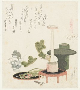 花贝
花贝（物件上的标题）
元禄诗与贝壳的比较（系列标题）
元禄诗歌与贝壳的比较（系列名） 作者 巽之里美花郎