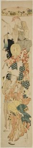 盂兰盆节舞蹈 作者 葛饰北斋