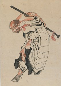 佛教人物，18世纪末至19世纪初。 作者 葛饰北斋