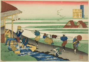 Dainagon Tsunenobuf，选自《护士讲解的一百首诗》系列（Hyakunin isshu uba ga etoki）。 作者 葛饰北斋