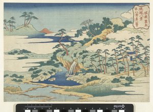 净觉圣泉
净觉圣泉（物品上的标题）
琉球群岛八景（系列名称）
琉球八景（文物上的系列名称） 作者 葛饰北斋