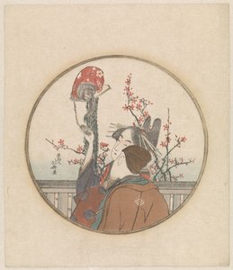 猴子与花枝的情侣 作者 葛饰北斋