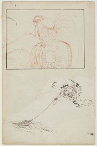 雷神和他的鼓 作者 葛饰北斋
