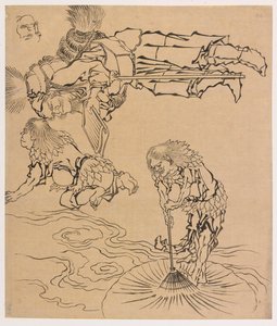传说中的众生，18世纪末至19世纪初。 作者 葛饰北斋