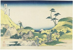 降低目黑，1831-1834 作者 葛饰北斋