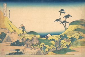 下目黑下目黑，出自《富士山三十六景》系列，约1830-32。 作者 葛饰北斋