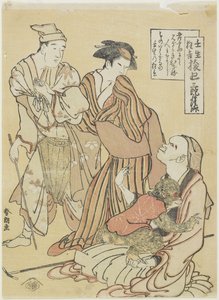 猴子处理程序，c。 1790 作者 葛饰北斋