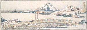 冈崎，选自 "春之乐五十三帖 "系列 作者 葛饰北斋