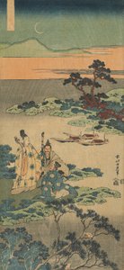 《中日诗歌真镜》系列印刷 作者 葛饰北斋