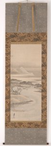 河流景观，1760-1849。 作者 葛饰北斋