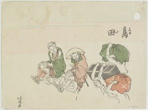 Shimada，1799-1802 作者 葛饰北斋