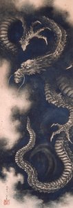 云中的龙，1849年。